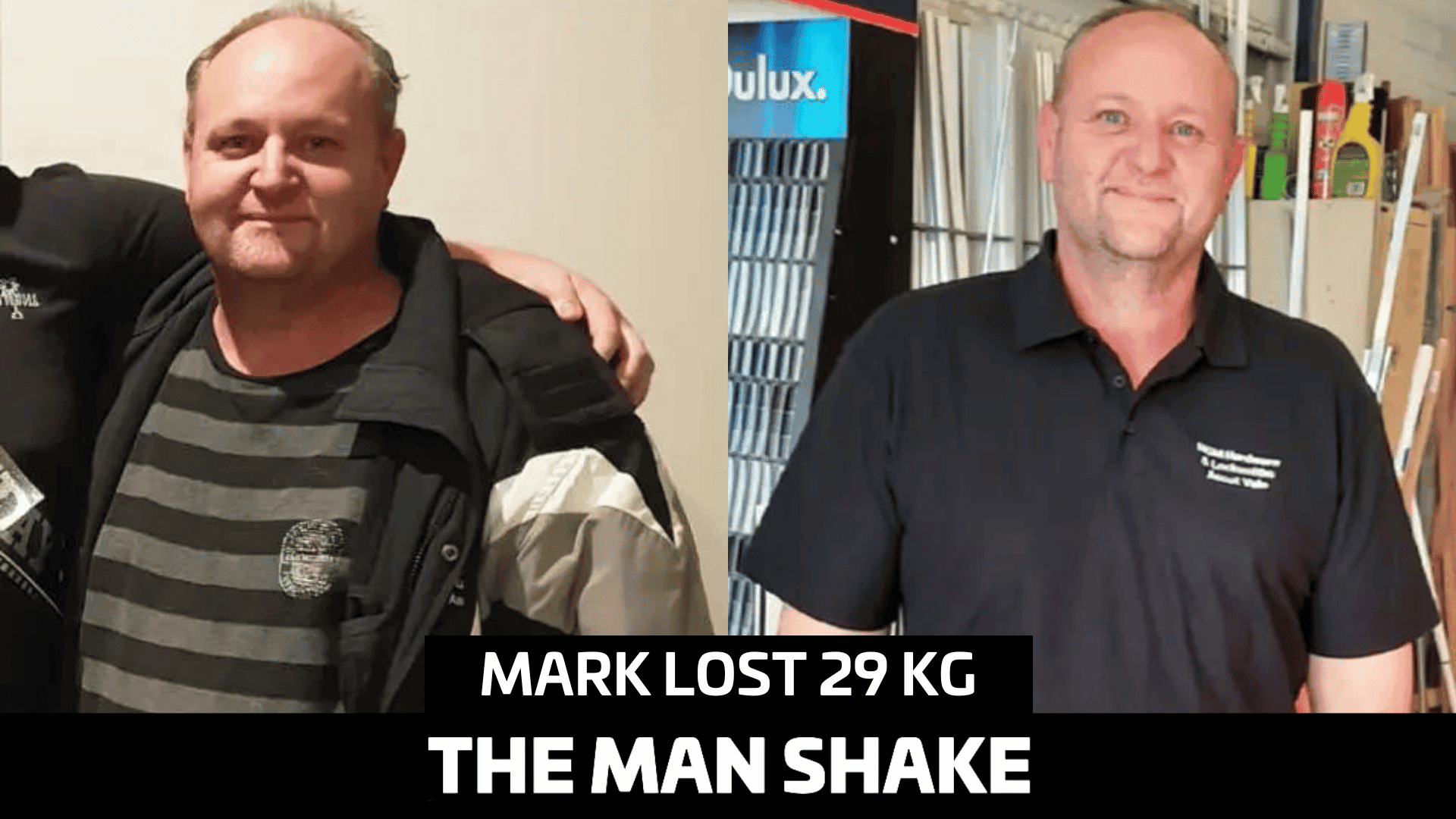 Mark's heart couldn't take it so he lost 29kg