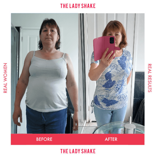 Kathy lost 16kgs on The Lady Shake! 