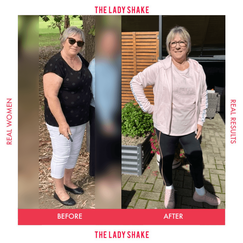 Karen lost 16kg with The Lady Shake