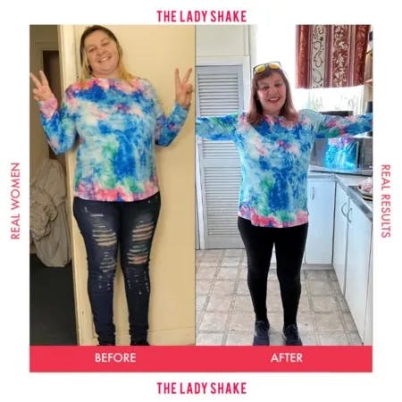 Kassandra has lost 20kgs with The Lady Shake