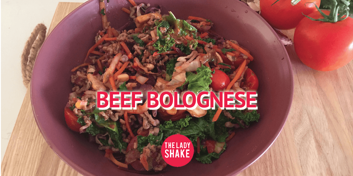 Healthy Beef Bolognese