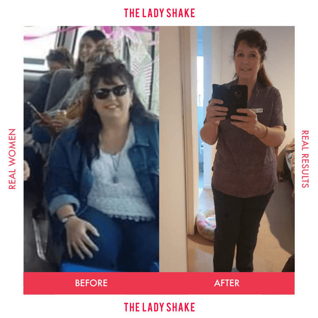 Joan is full of life after losing 21 kg