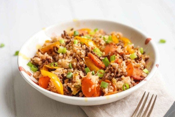 Cajun Beef & Veggie Rice