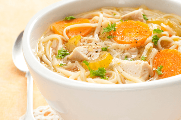 Chicken Noodle Soup with Konjac Noodles